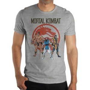 Mortal Kombat Men’s Video Game Shirt Large